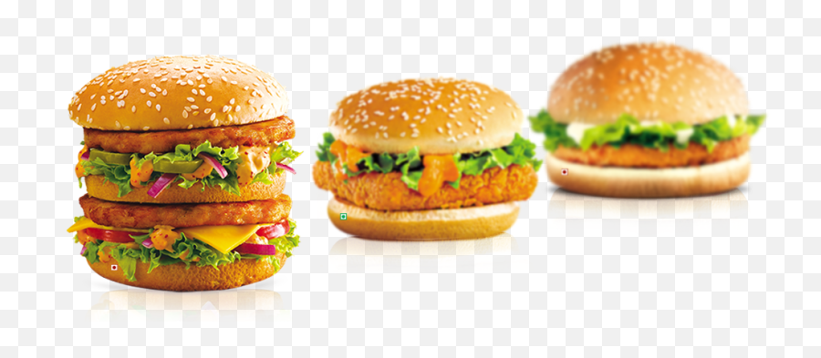 Hamburgers Clipart Mcdonalds Burger - Maharaja Mac Full Mcdonalds India Paneer Burger Png,Hamburgers Png