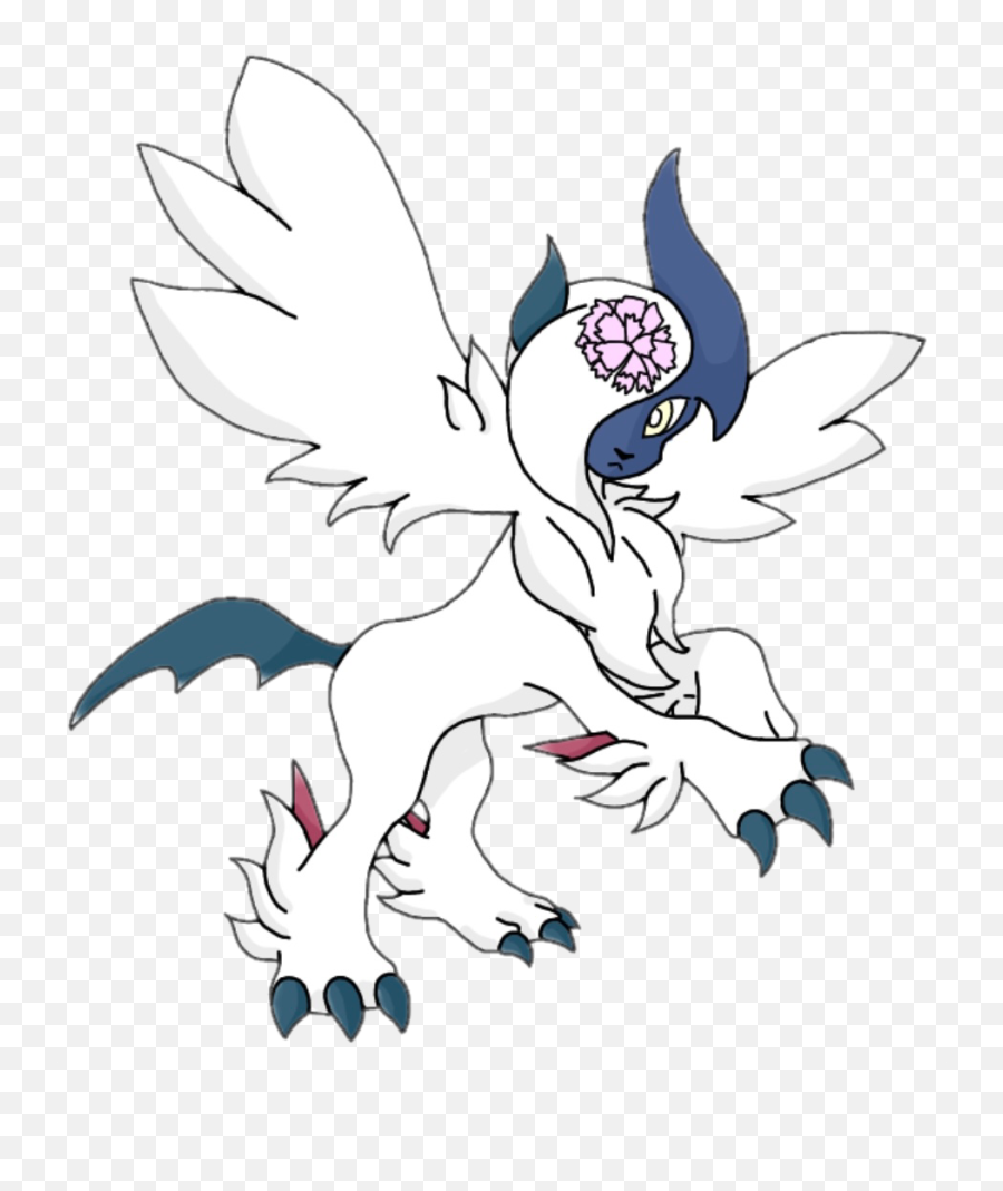 A Rose Lily And Carnation Pokémon Harry Potter - Mythical Creature Png,Absol Png