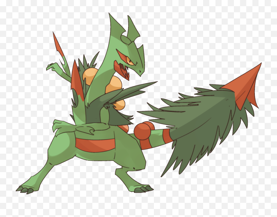 Illus Autobottesla - Mega Pokemon Png,Sceptile Png