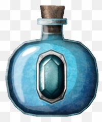 Minecraft Glass Bottle Texture Mapping - Right Potion png Aquamarine