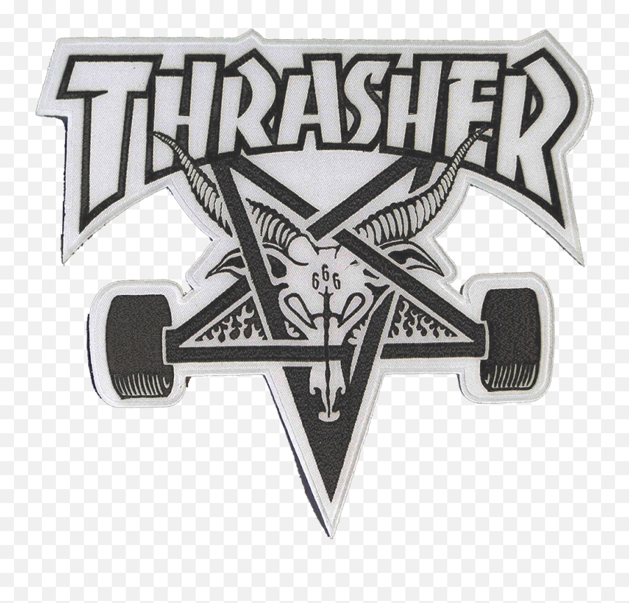 Thrasher - Skategoat Thrasher Png,Thrasher Logo Font