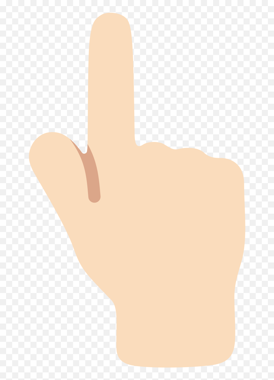 Fileemoji U1f446 1f3fbsvg - Wikimedia Commons Sign Language Png,Peace Emoji Png