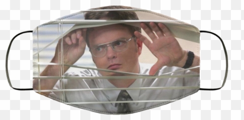 Dwight Schrute Blinds Mask The Office - Christian Memes The Office Png,Dwight Schrute Transparent