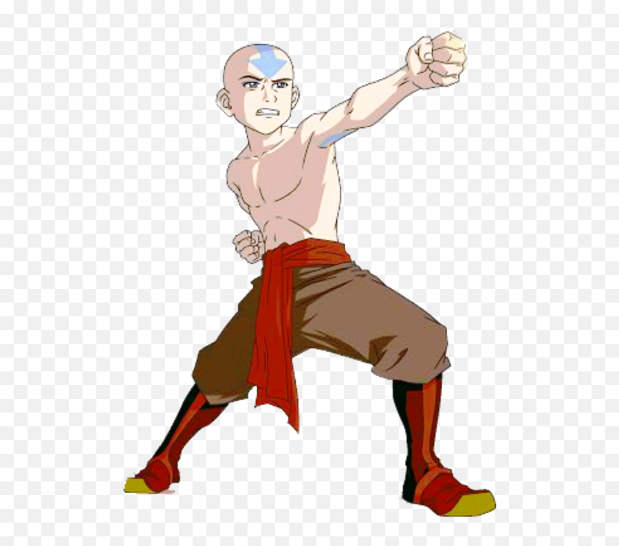 Aang Doing Practise - Avatar Aang Png,Avatar The Last Airbender Png