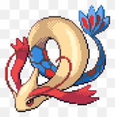 Milotic - White And Red Water Pokemon Png,Milotic Png