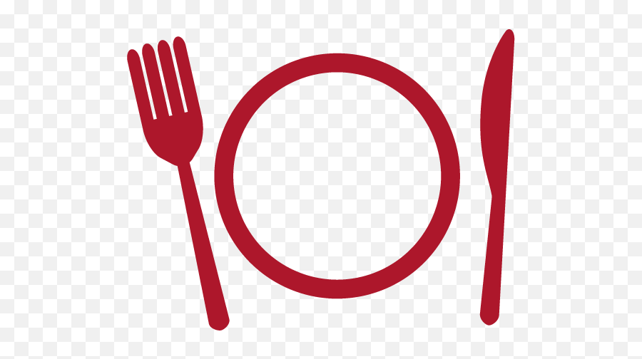 Fork Clipart Red Spoon - Red Spoon And Fork Clipart Png,Circle Slash Png