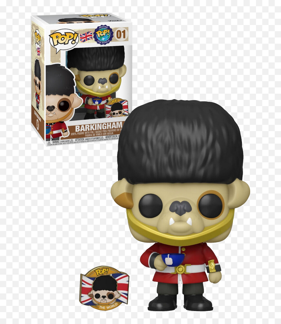 Around The World - 01 Barkingham With Pin Funko Shop Limited Exclusive Png,Funko Pop Png