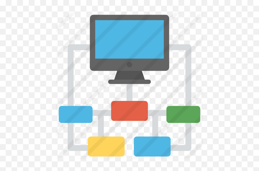 Hierarchy - System Network Icon Png,Computer Network Icon
