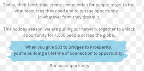 Donate To Unlock Opportunity - 2019 Year End Appeal Language png