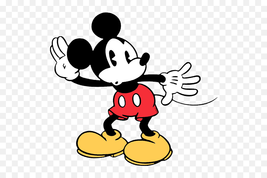 Mickey Mouse Peeking Clipart - Mickey Mouse Listening Ears Png,Peeking Png.