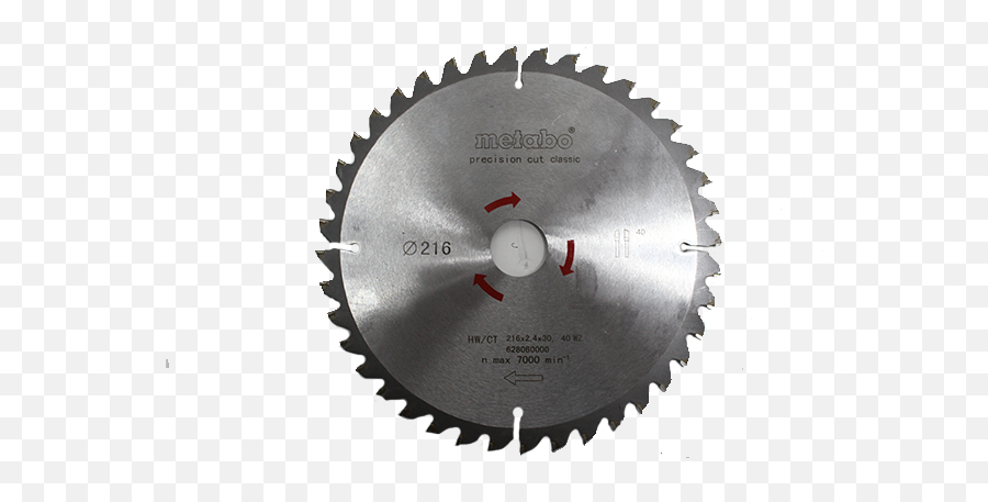 Metabo Circular Saw Blade 216x30x40t - Jm27170001 Makita Png,Saw Blade Png