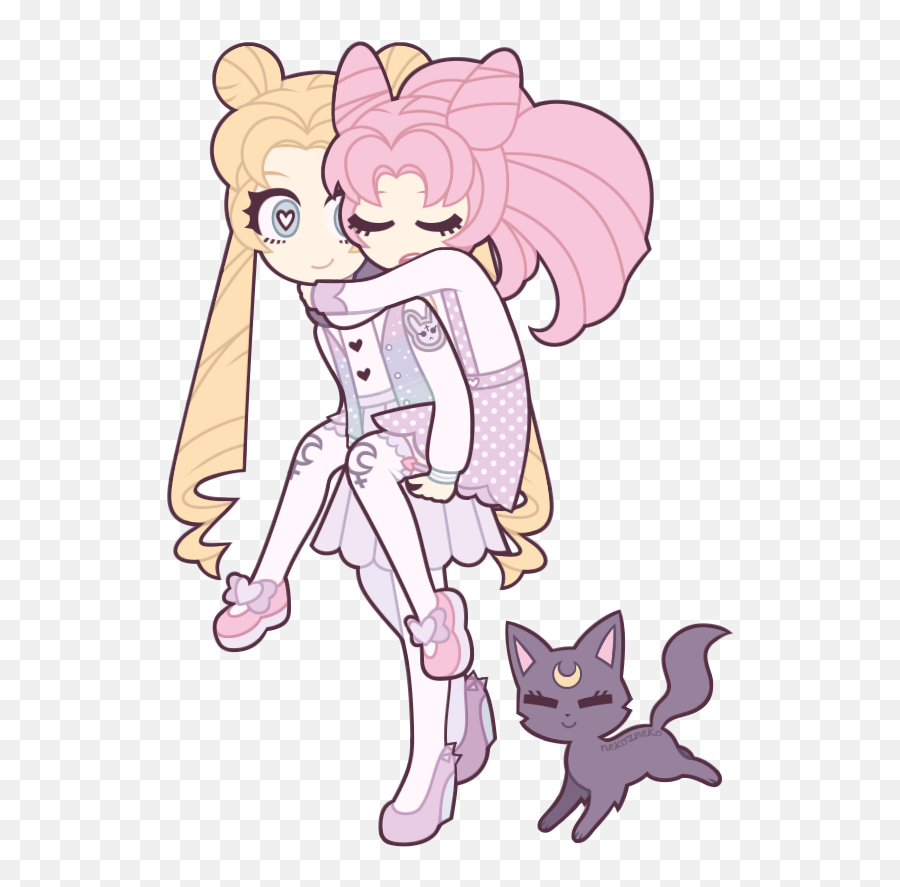 Download Luna Sailor Moon Pastel Goth Usagi Tsukino Chibiusa - 2015 Png,Usagi Tsukino Icon