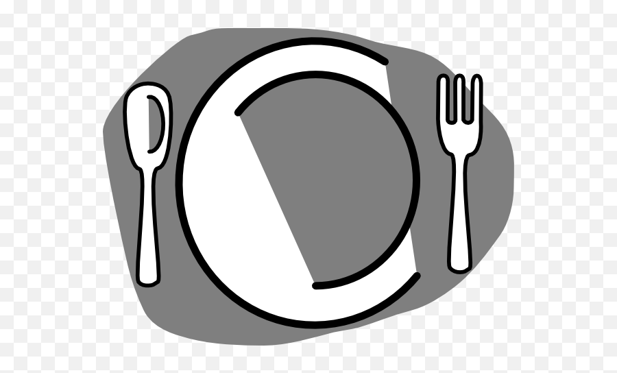 How To Set Use Grey Plate Setting Icon Png Full Size - Clip Art Black And White Table Mat,Setting Icon Image