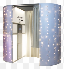White Fairy Light Booth - Architecture png