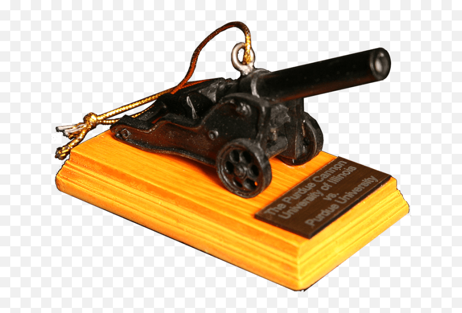 Purdue Cannon Mini Trophy - Purdue Wood Png,Cannon Png