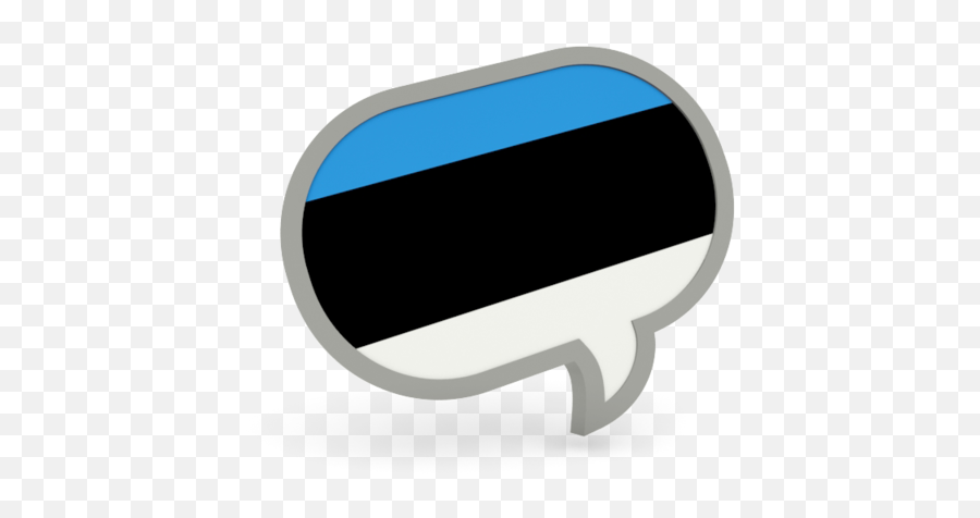 Speech Bubble Icon Illustration Of Flag Estonia - Language Png,Talk Bubble Icon Png