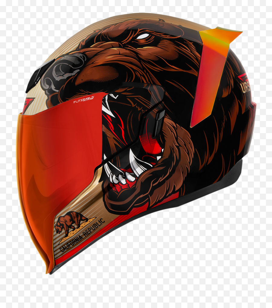 Icon Airflite Ursa Major Unisex Full Face Motorcycle Riding Street Racing Helmet Jtu0027s Cycles - Icon Airflite Ursa Major Helmet Png,Red Icon Helmet