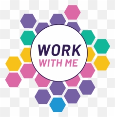 Work With Me - Be Noticed Online Stencil Pattern png