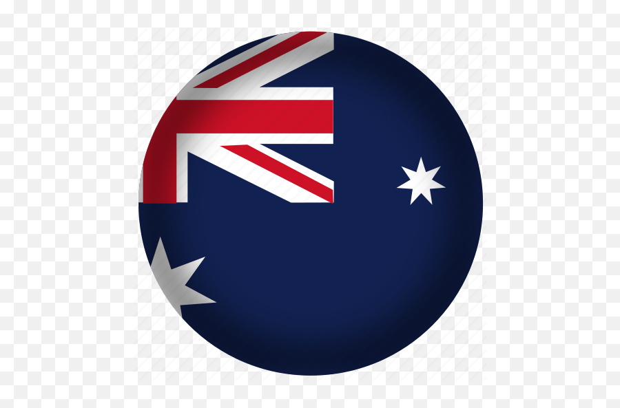 Australia Circle Flag World Icon - Download On Iconfinder Australia Flag Icon Png,Free Flags Icon