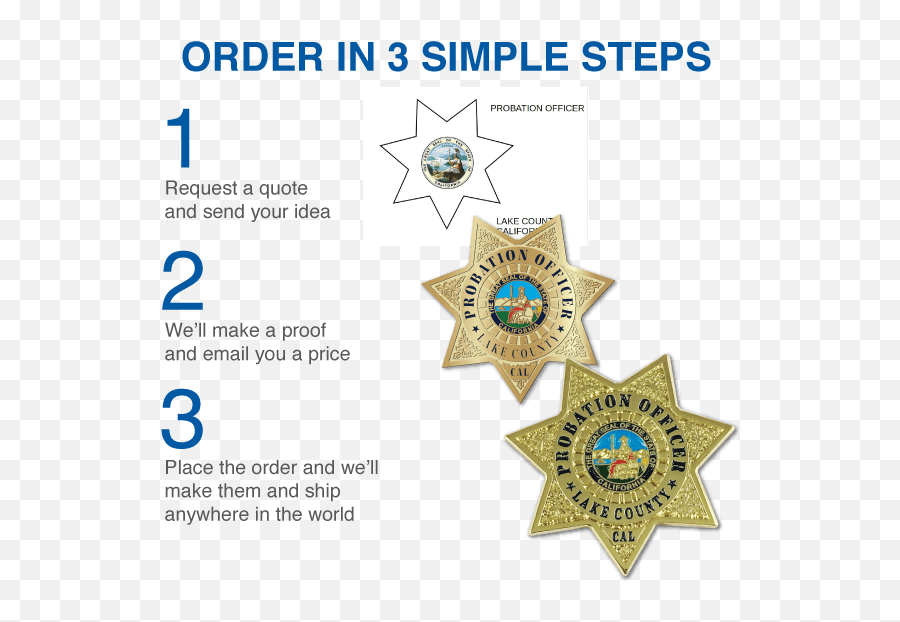 Custom Police Fire Dept And Ems Pins - Submit Your Own Design Military Rank Png,Achieved Military Star Icon Png