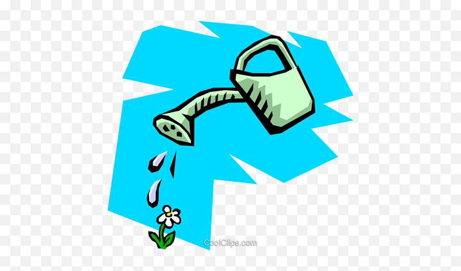 Watering Can Royalty Free Vector Clip Art Illustration - Drawing Png,Watering Can Icon