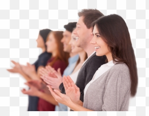 Smiles Cil People Clapping - Png