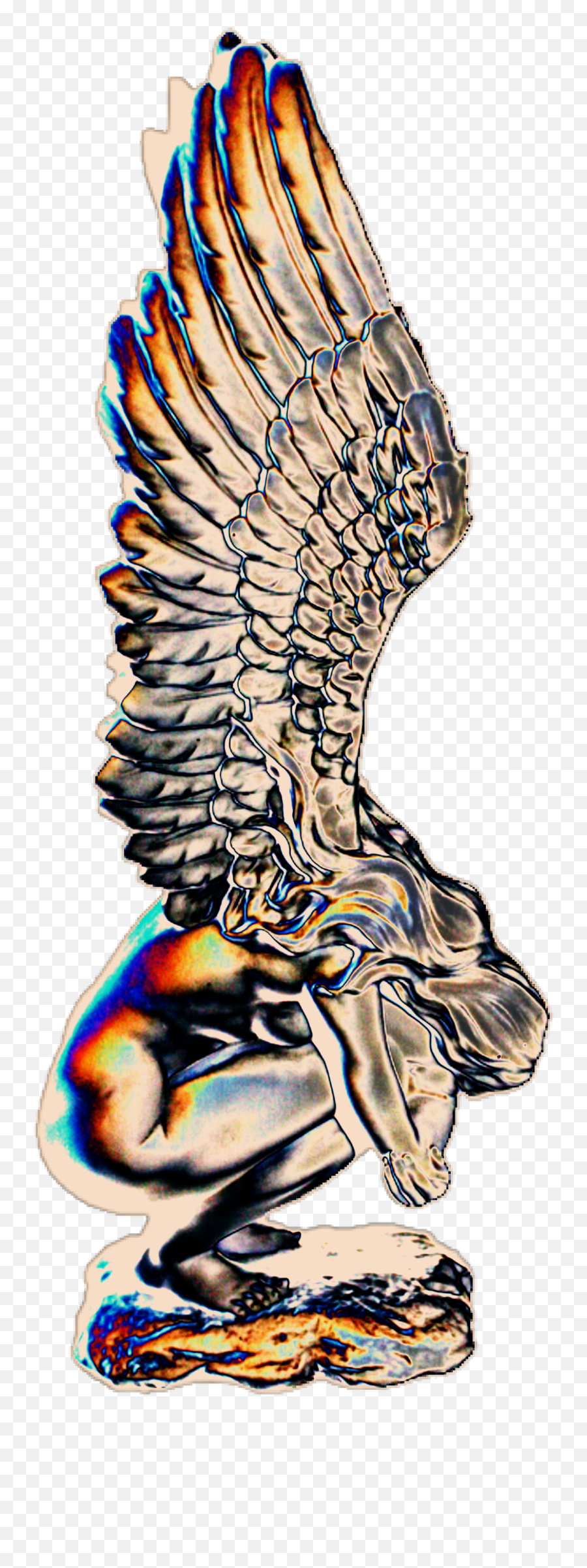 Holo Holographic Angel Wings Holodaze Png Transparent Background