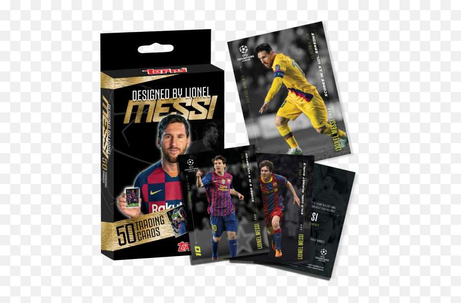 Lionel Messi Designed Set - Topps Designed By Messi Png,Messi Transparent