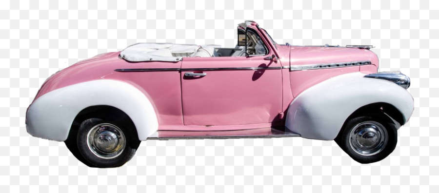 Car Retro Pink Pinkcar Retrocar - Antique Car Png,Pink Car Png