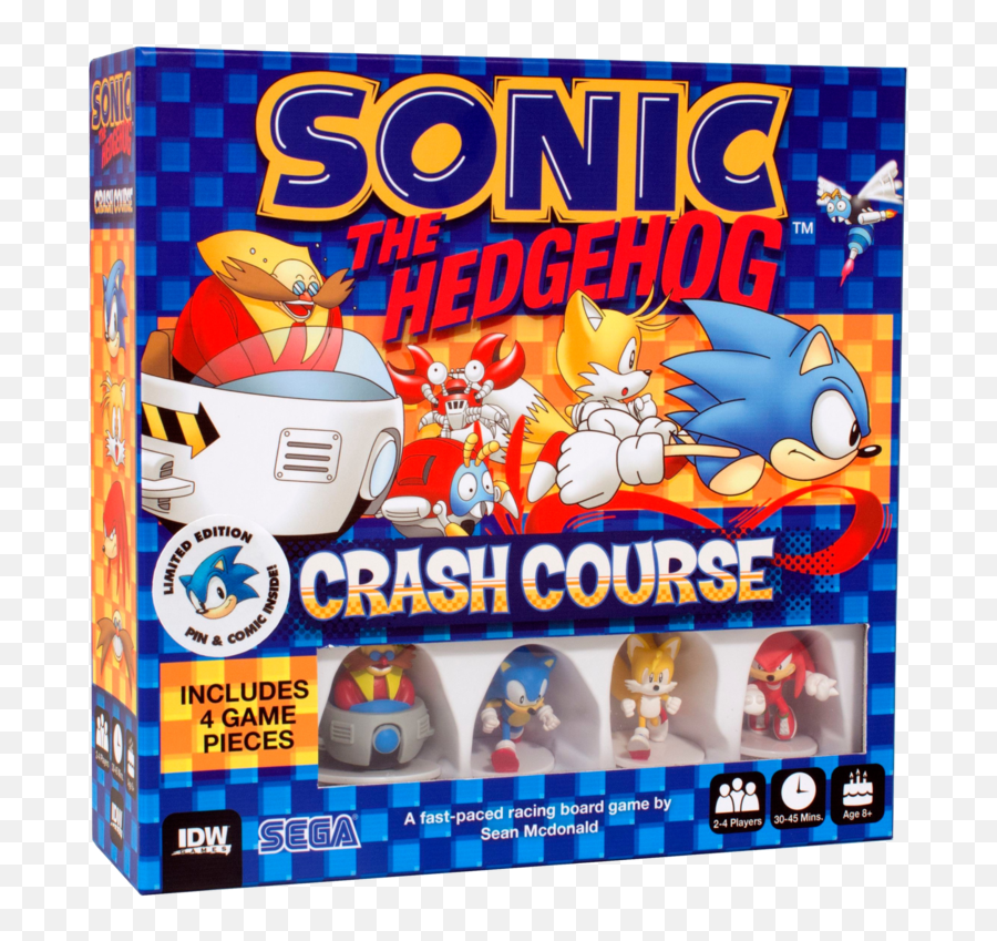 Idw Games Sonic The Hedgehog Crash Course - Sonic The Hedgehog Crash Course Board Game Png,Sonic & Knuckles Logo