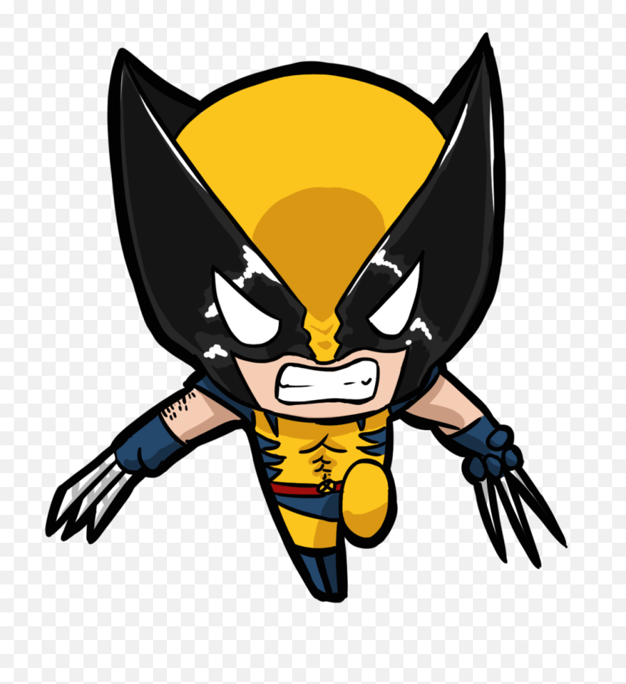 Library Claw Drawing Wolverine - Wolverine Chibi Png,Wolverine Png