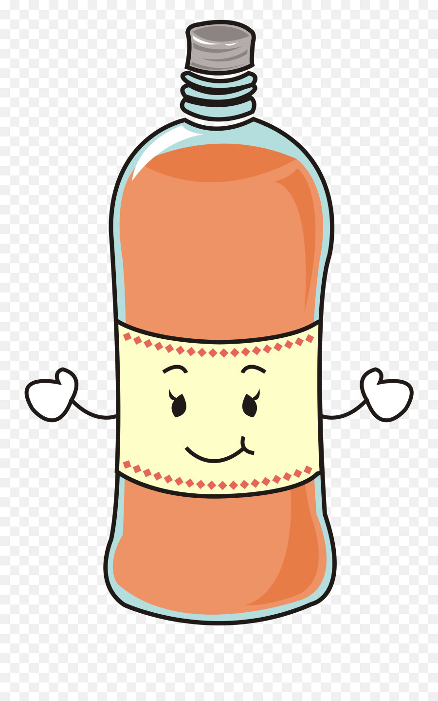 Clip Art - Drink Bottle Cartoon Png,Water Bottle Clipart Png
