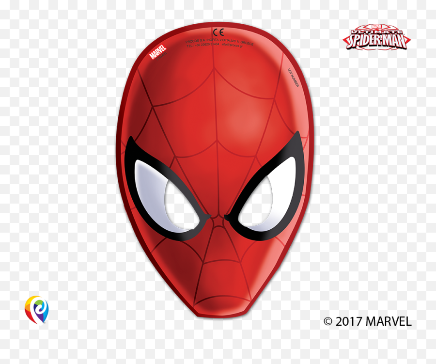 Spider Man Homecoming 6 Party Masks - Spiderman Mask Png,Spiderman Mask Png