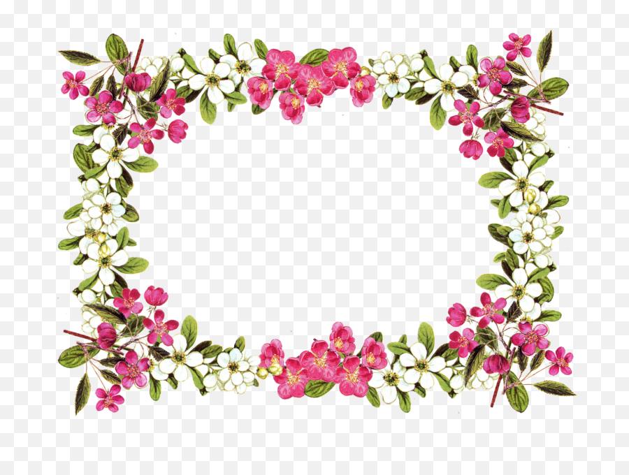 Flower Arrangement Clipart - Transparent Background Flower Frame Png,Wedding Flowers Png