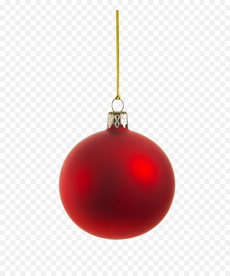 Red Christmas Ornament - Transparent Background Red Christmas Ornament Png,Balls Png