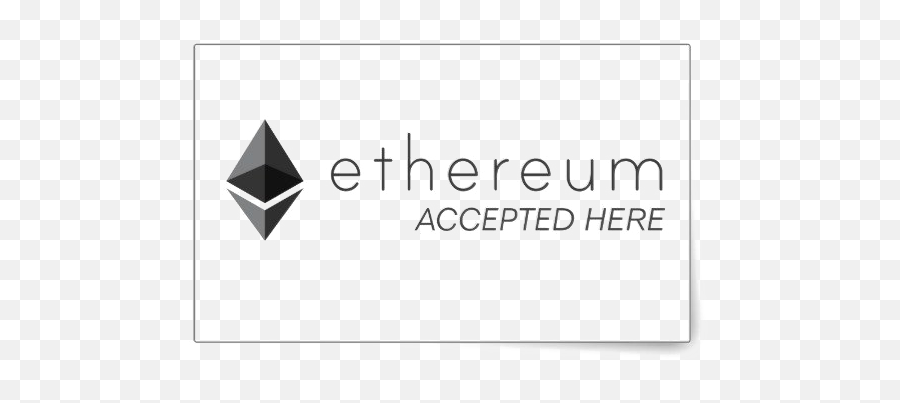 Ethereum Accepted Here Png Transparent - Ethereum Accepted Here Png,Ethereum Png