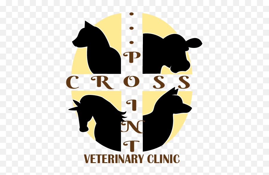 Veterinary Logo Design For Cross Point - Illustration Png,Veterinary Logo