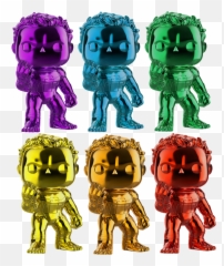 Avengers Endgame Funko Pop Complete Set Of Chrome Hulk Pre - Order Chrome Hulk Funko Pop Png,Hulk Transparent