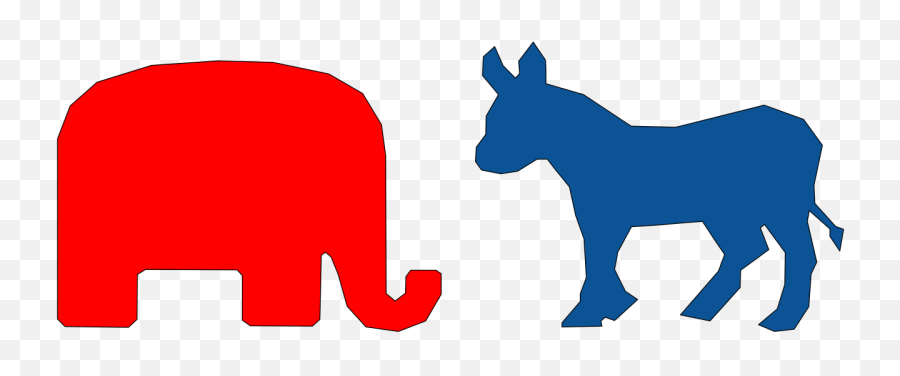 Donkey And Elephant - Red Elephant Blue Donkey Png,Donkey Png