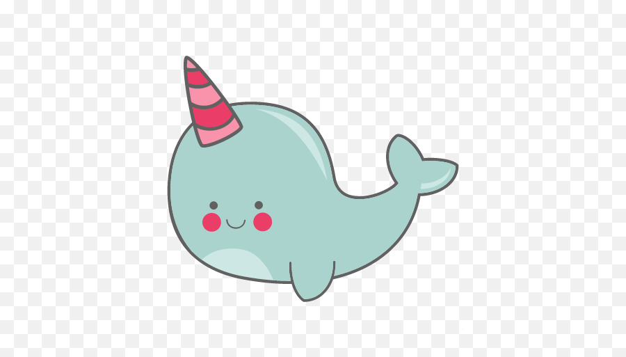 Narwhal Svg Background Transparent - Narwhal Silhouette Png,Narwhal Png