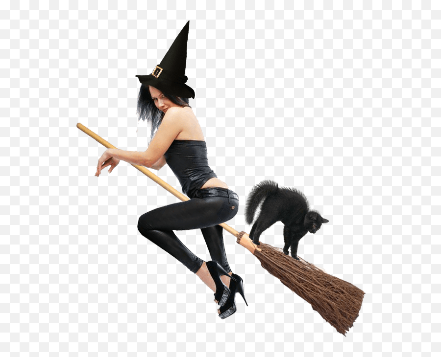 Sexy Witch - Sexy Witch On Broom Png,Witch Transparent Background
