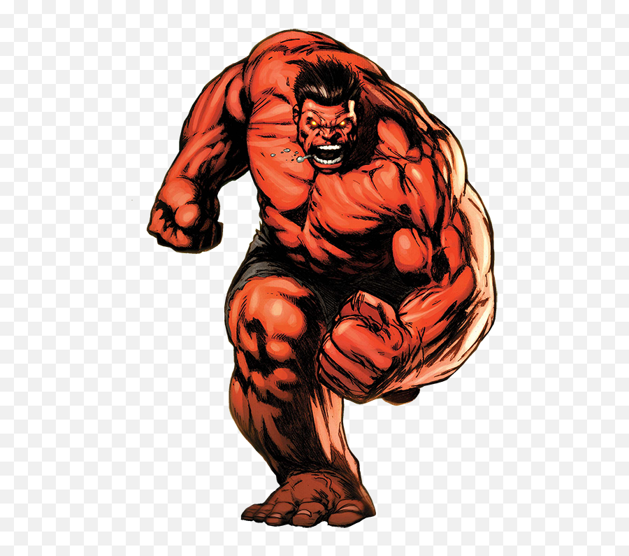 Download Hd She Hulk Vermelha - Red Hulk Transparent Png Thunderbolt Ross Red Hulk,She Hulk Png