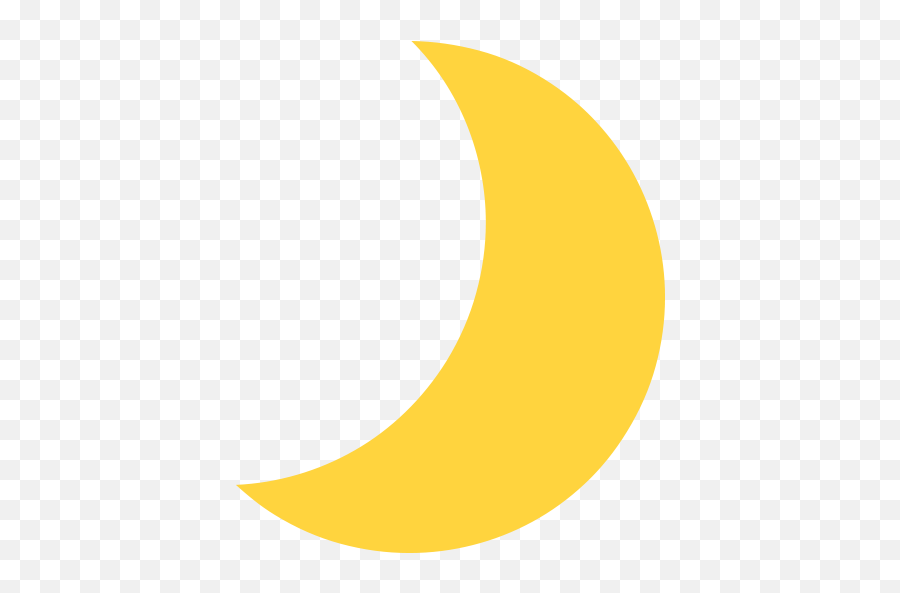 Crescent Moon Emoji For Facebook Email U0026 Sms Id 8766 - Creaent Moon Emoji Png,Crescent Moon Transparent Background