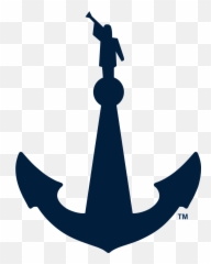 The Temple Anchor - Png Logo Clipart Full Size Ancla En Negra