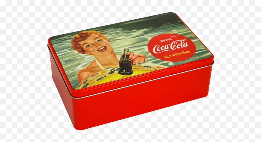 Vintage Coca Cola Tin Transparent Image Free Png Images - Coca Cola,Coca Cola Logo Transparent Background