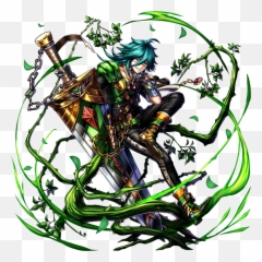 Grand Swordmaster Luda - Grand Summoners Wiki Graphic Design Png,Art Png Images