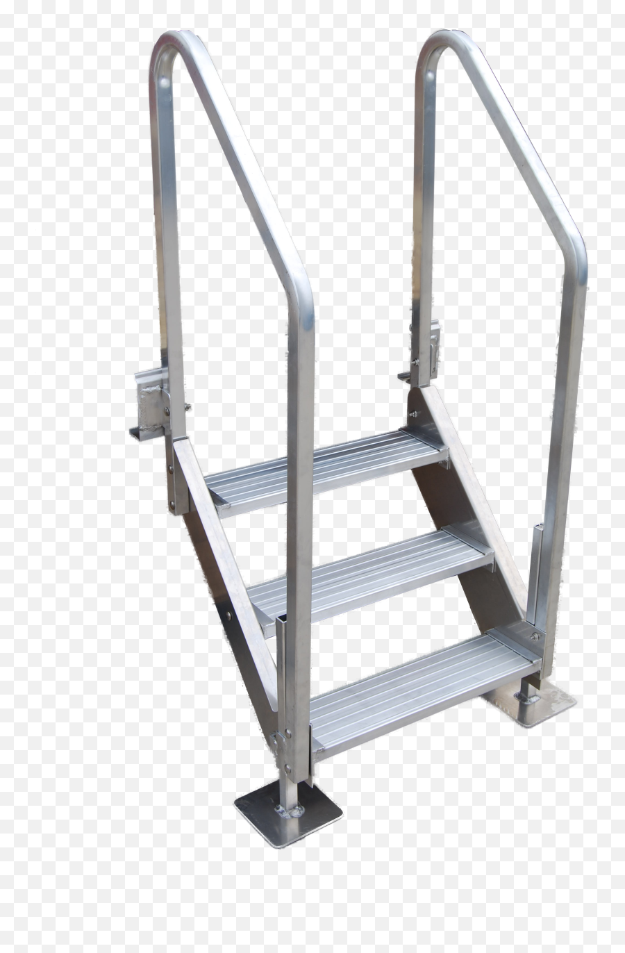 4 Step All Aluminum Stair - Aluminum Stair Png,Stair Png