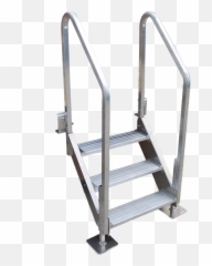 4 Step All Aluminum Stair - png