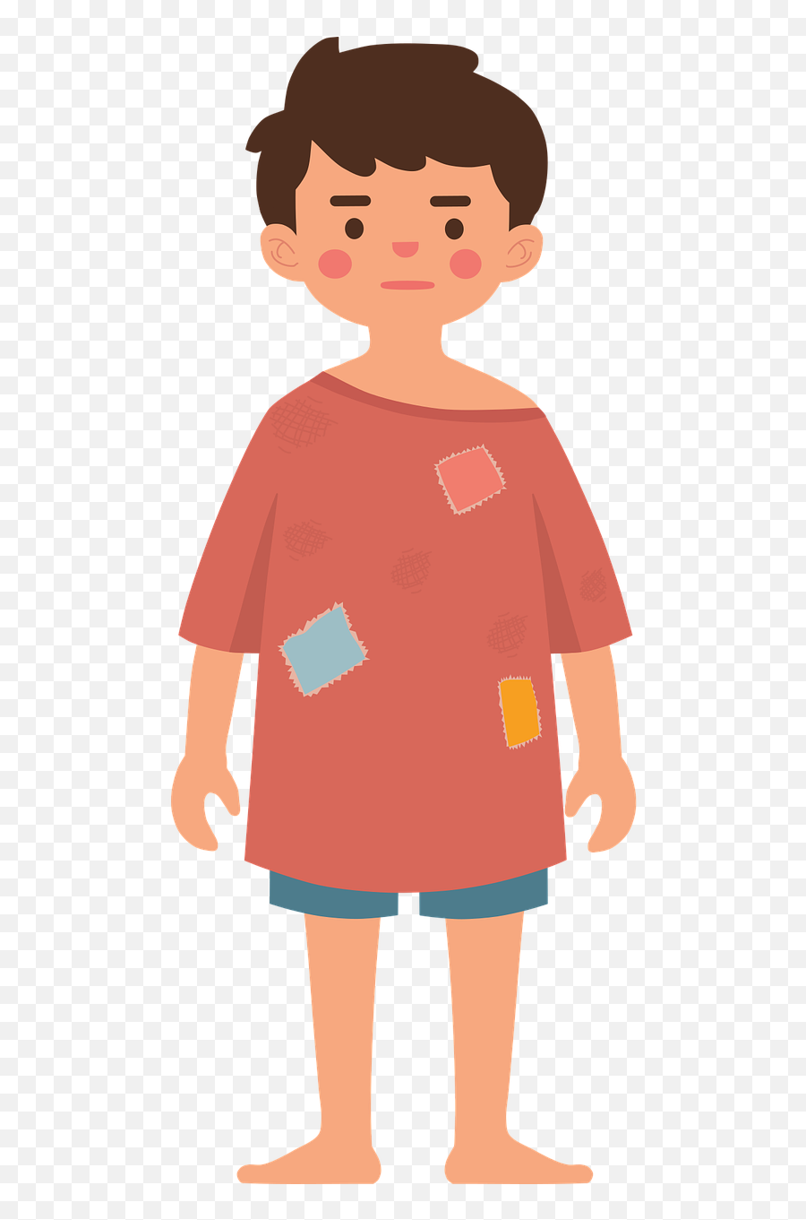 Poor Kid Poverty - Poor Children Drawing Cartoon Png,Kid Png