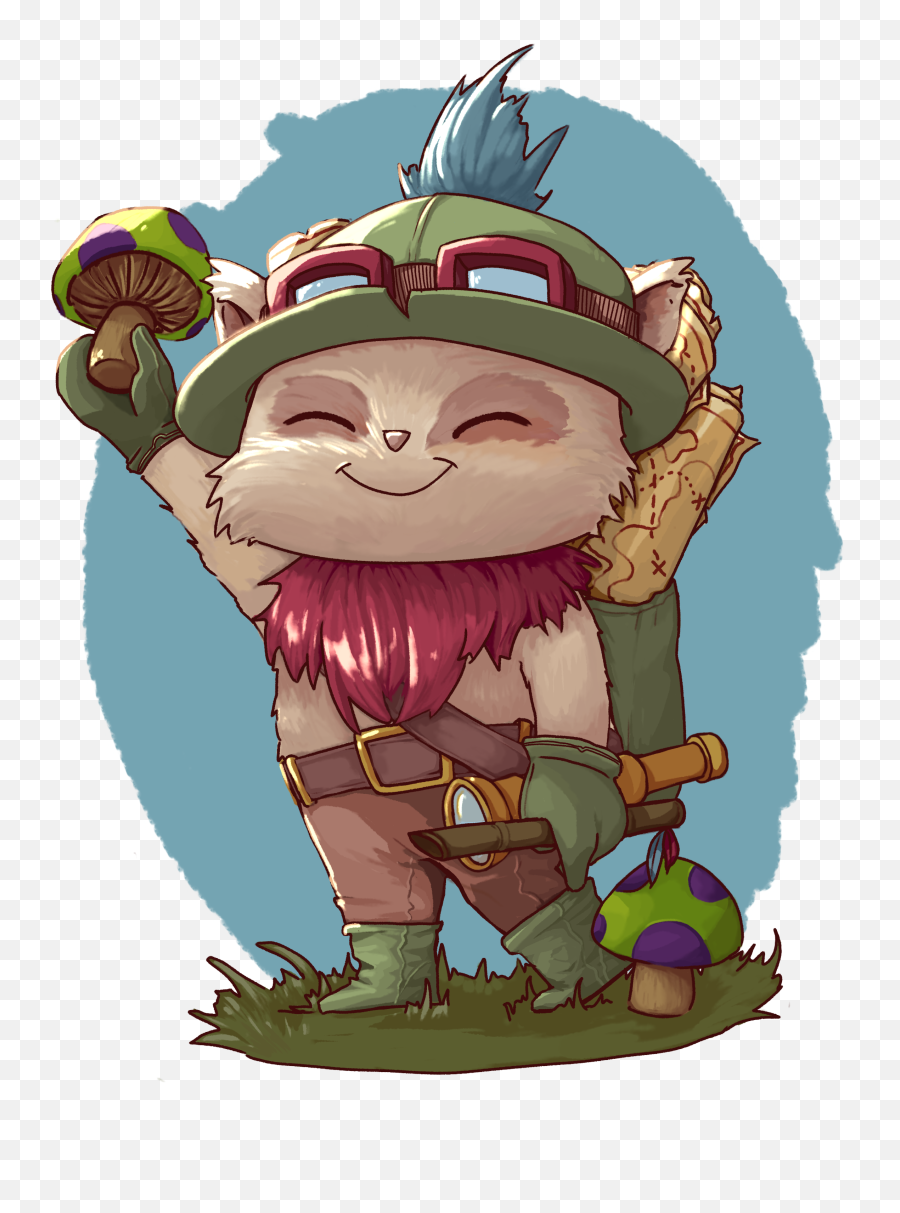 Playing League Heres A Teemo I Drew - Teemo Draw Png,Teemo Png